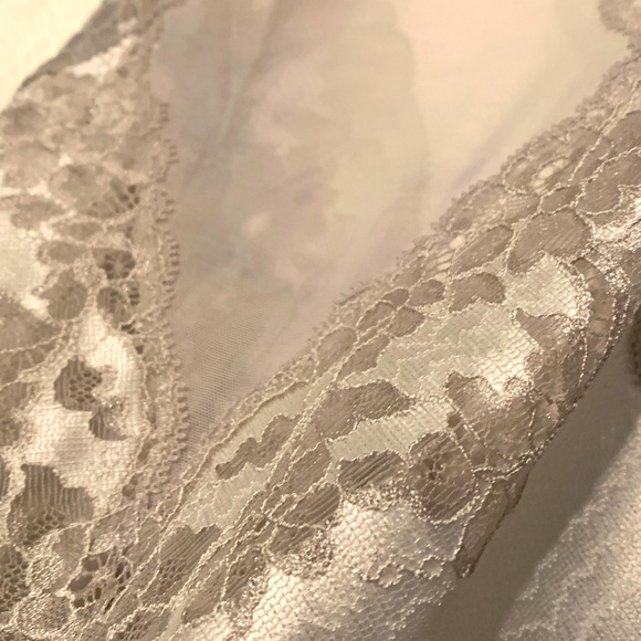 34B Stunning Floral Lace Mesh Bodysuit Teddy Corset Holiday Collection Rare - Picture 14 of 14